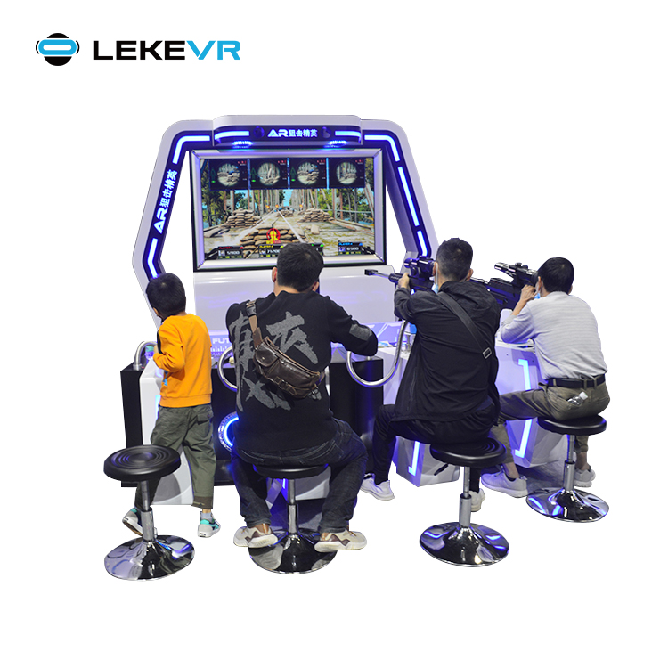 LEKE VR AR Sniper Elite Máquina de juegos de disparos multijugador Realidad virtual Them Park Arcade Machine 