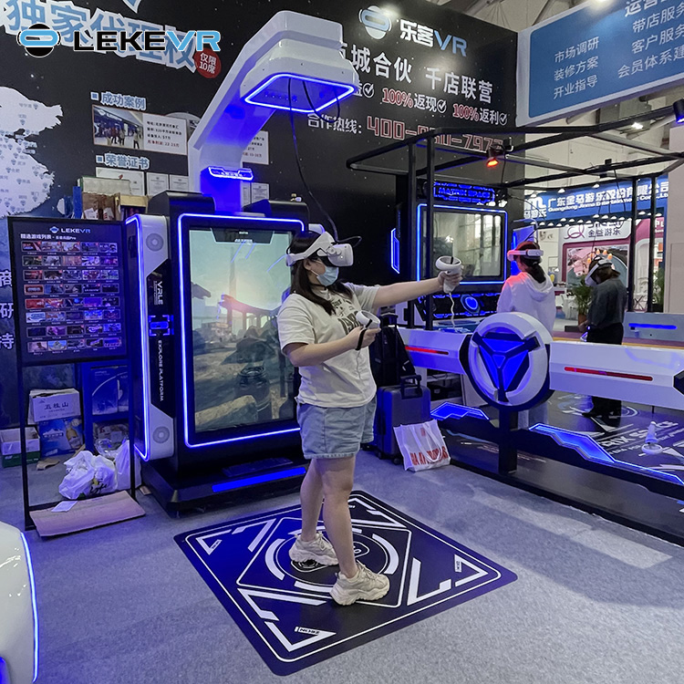 LEKE VR Venta al por mayor Corps Pro Self-Service Platfrom Amusement Park Máquina recreativa